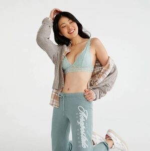 Lace Bralette in Light Teal